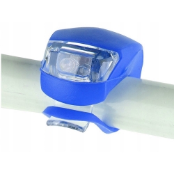 Oświetlenie rowerowe lampki 2 led przód rower 2szt silikonowe wodoodporne
