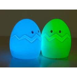 Lampka nocna dla dzieci led jajko rgb pilot usb