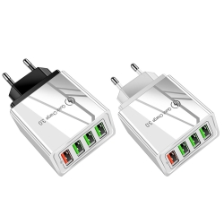 Ładowarka sieciowa szybka 4xusb quick charge 3.0