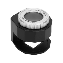 Lupa jubilerska mikroskop 30x 3 led uv kieszonkowy