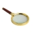 Lupa ręczna klasyczna 80mm złota szkło elegancka