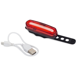 Lampka rowerowa tylna tył ładowana usb led cob