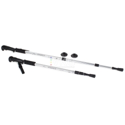 TELESKOPOWE KIJKI KIJE NORDIC WALKING KOLOR SREBRNY