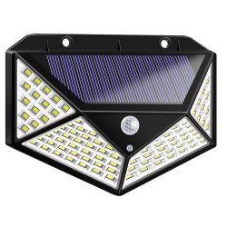 Lampa solarna 100 led z czujnikiem zmierzchu ruchu