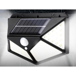 Lampa solarna 100 led z czujnikiem zmierzchu ruchu