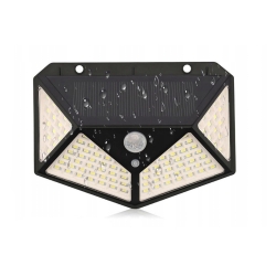 Lampa solarna 100 led z czujnikiem zmierzchu ruchu