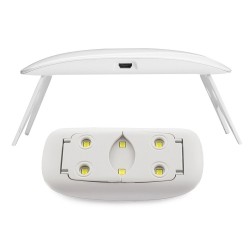 Lampa uv led mini do paznokci hybrydy żeli mostek