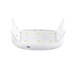 Lampa uv led mini do paznokci hybrydy żeli mostek