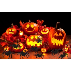 Pająk halloween 4 szt duże dekoracja straszne