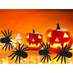 Pająk halloween 4 szt duże dekoracja straszne