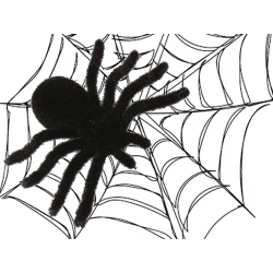 Pająk halloween 4 szt duże dekoracja straszne