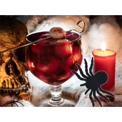 Pająk halloween 4 szt duże dekoracja straszne