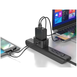 Adapter przejściówka wtyczka gniazdo uk usa eu aus uniwersalna 2x usb świat