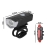 Lampka rowerowa led zestaw tył przód usb na rower