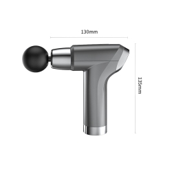 Pistolet do masażu masażer do pleców ciała mocny 4 końcówki massage gun