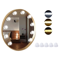 Lampki do lustra toaletki led zestaw makijaż 10szt