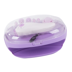 Frezarka do paznokci manicure pedicure suszarka zestaw akcesoria 7w1