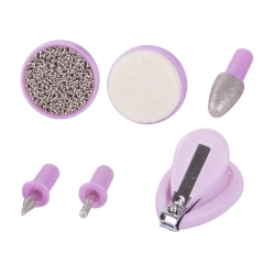 Frezarka do paznokci manicure pedicure suszarka zestaw akcesoria 7w1