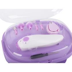 Frezarka do paznokci manicure pedicure suszarka zestaw akcesoria 7w1