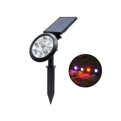 Lampa solarna rgb kolorowa ogrodowa świateczna
