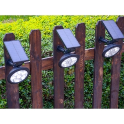 Lampa solarna rgb kolorowa ogrodowa świateczna
