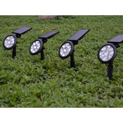 Lampa solarna rgb kolorowa ogrodowa świateczna