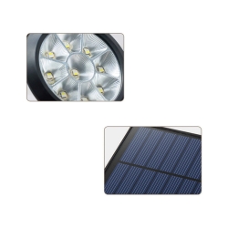 Lampa solarna rgb kolorowa ogrodowa świateczna