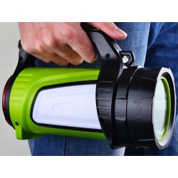 Latarka akumulatorowa led szperacz powerbank mocna