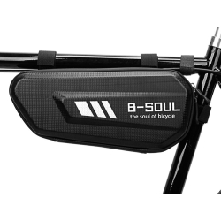 Sakwa rowerowa pod ramę saszetka torba na rower wodoodporna mocna sztywna