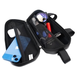 Sakwa rowerowa pod ramę saszetka torba na rower wodoodporna mocna sztywna