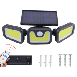 Lampa solarna 100 cob z czujnikiem ruchu zmierzchu