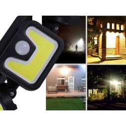 Lampa solarna 100 cob z czujnikiem ruchu zmierzchu