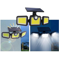 Lampa solarna 100 cob z czujnikiem ruchu zmierzchu