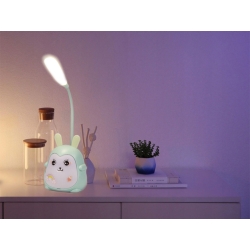 Lampka nocna dla dzieci biurkowa led rgb usb do nauki czytania 3 tryby