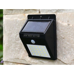 Lampa solarna 30 led smd czujnik ruchu zmierzchu