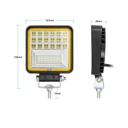 Lampa robocza 42 led halogen 126w 10v-30v cree