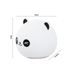 Lampka nocna dla dzieci led rgb panda dotyk