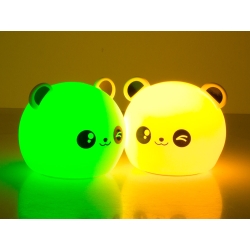 Lampka nocna dla dzieci led rgb panda dotyk
