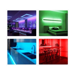 Taśma led 3528 rgb 4,5m wodoodporna pilot zestaw