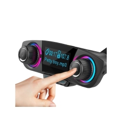 Transmiter fm bluetooth usb 5.0 wielofunkcyjny 8w1