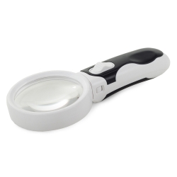Lupa biurkowa ręczna 2w1 wymienne soczewki 6 led