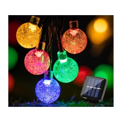 Girlanda ogrodowa lampki 40 led solarna multikolor