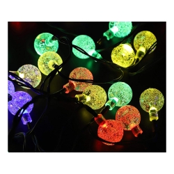 Girlanda ogrodowa lampki 40 led solarna multikolor