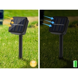 Girlanda ogrodowa lampki 40 led solarna multikolor