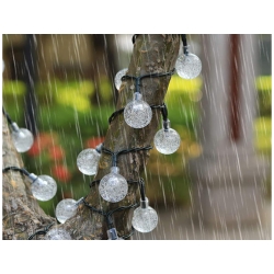 Girlanda ogrodowa lampki 40 led solarna multikolor