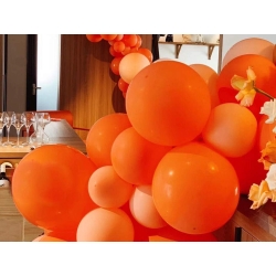 Zestaw balonów halloween czarne pomarańczowe 20szt