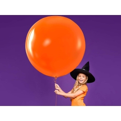 Zestaw balonów halloween czarne pomarańczowe 20szt