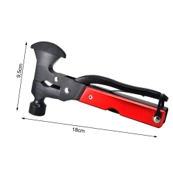 Multitool narzędzie wielofunkcyjne 17w1 survival młotek siekiera kombinerki