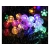 Girlanda ogrodowa lampki 40 led solarna multikolor