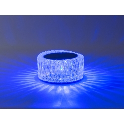 Lampka kryształ nocna stołowa led rgb usb pilot